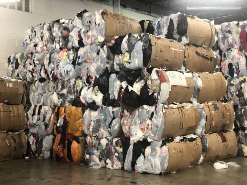 Mixed Unsorted Used Clothing From Charities